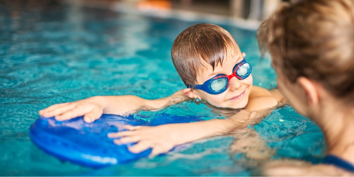 Swimming lessons at Egham Orbit